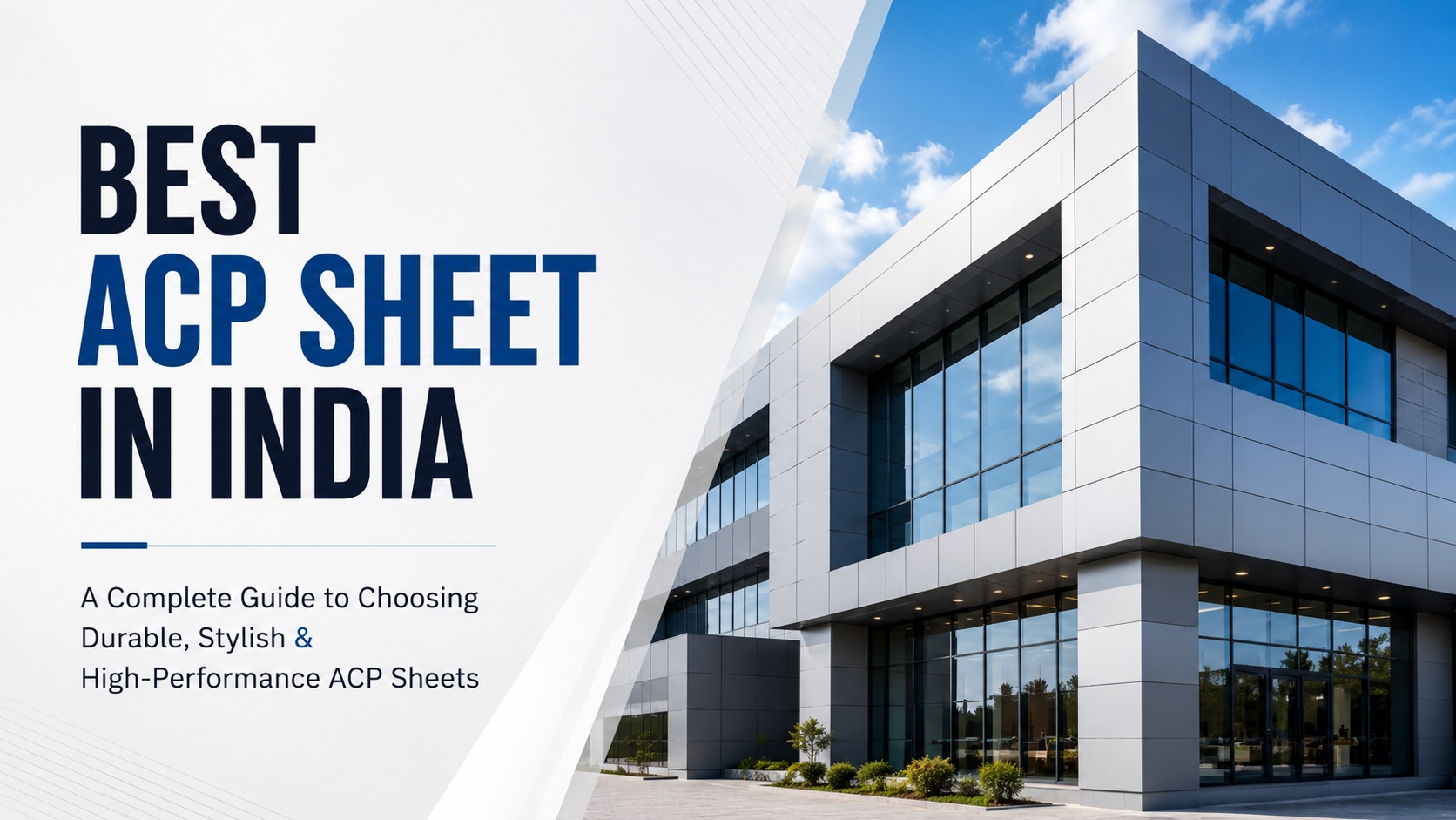 Best ACP Sheet in India for building facades with premium aluminium composite panel exterior cladding.